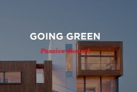 Going Green - Passive Houses